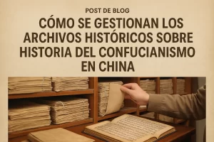cómo se gestionan los archivos históricos sobre Historia del Confucianismo en China