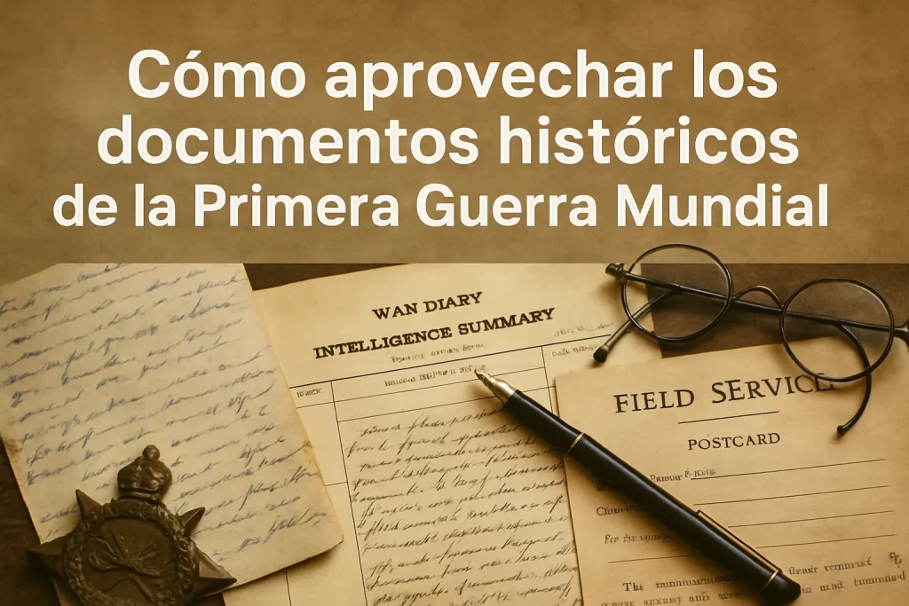 como-aprovechar-los-documentos-historicos-de-Primera-Guerra-Mundial - Quo cómo aprovechar los documentos históricos de Primera Guerra Mundial