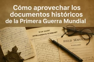 cómo aprovechar los documentos históricos de Primera Guerra Mundial