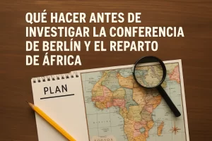 qué hacer antes de investigar La Conferencia de Berlín y el reparto de África