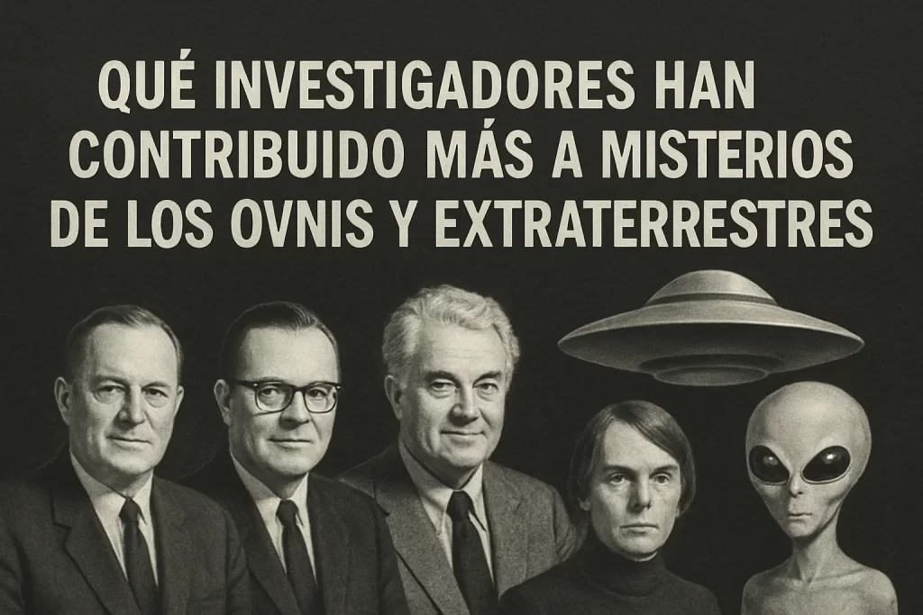 que-investigadores-han-contribuido-mas-a-Misterios-de-los-ovnis-y-extraterrestres - Quo qué investigadores han contribuido más a Misterios de los ovnis y extraterrestres