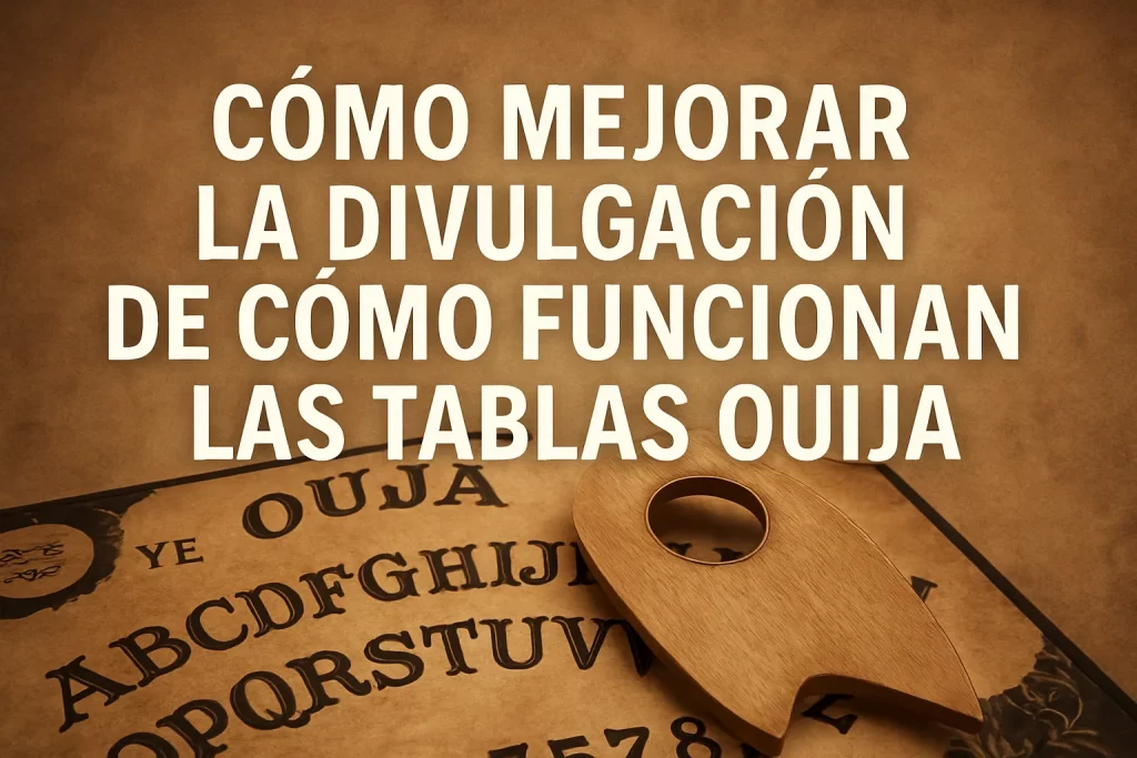 como-mejorar-la-divulgacion-de-Como-funcionan-las-tablas-Ouija - Quo cómo mejorar la divulgación de Cómo funcionan las tablas Ouija
