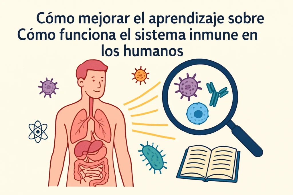cómo mejorar el aprendizaje sobre Cómo funciona el sistema inmune en los humanos
