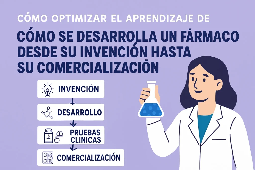 cómo optimizar el aprendizaje de Cómo se desarrolla un fármaco desde su invención hasta su comercialización