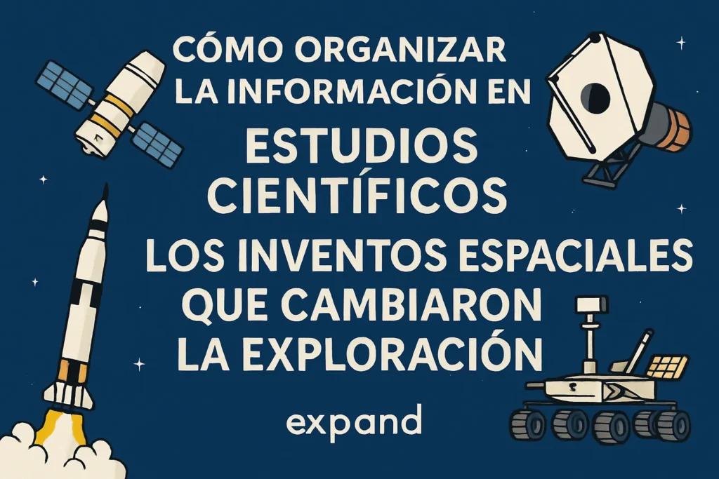 como-organizar-la-informacion-en-estudios-cientificos-Los-inventos-espaciales-que-cambiaron-la-exploracion - Quo cómo organizar la información en estudios científicos Los inventos espaciales que cambiaron la exploración