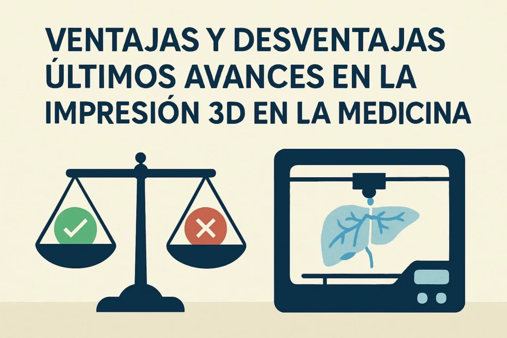 ventajas y desventajas de Últimos avances en la impresión 3D en la medicina