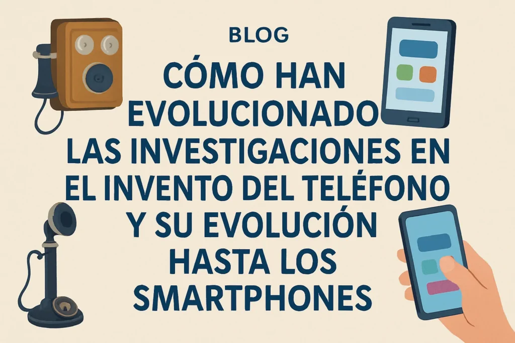 cómo han evolucionado las investigaciones en El invento del teléfono y su evolución hasta los smartphones