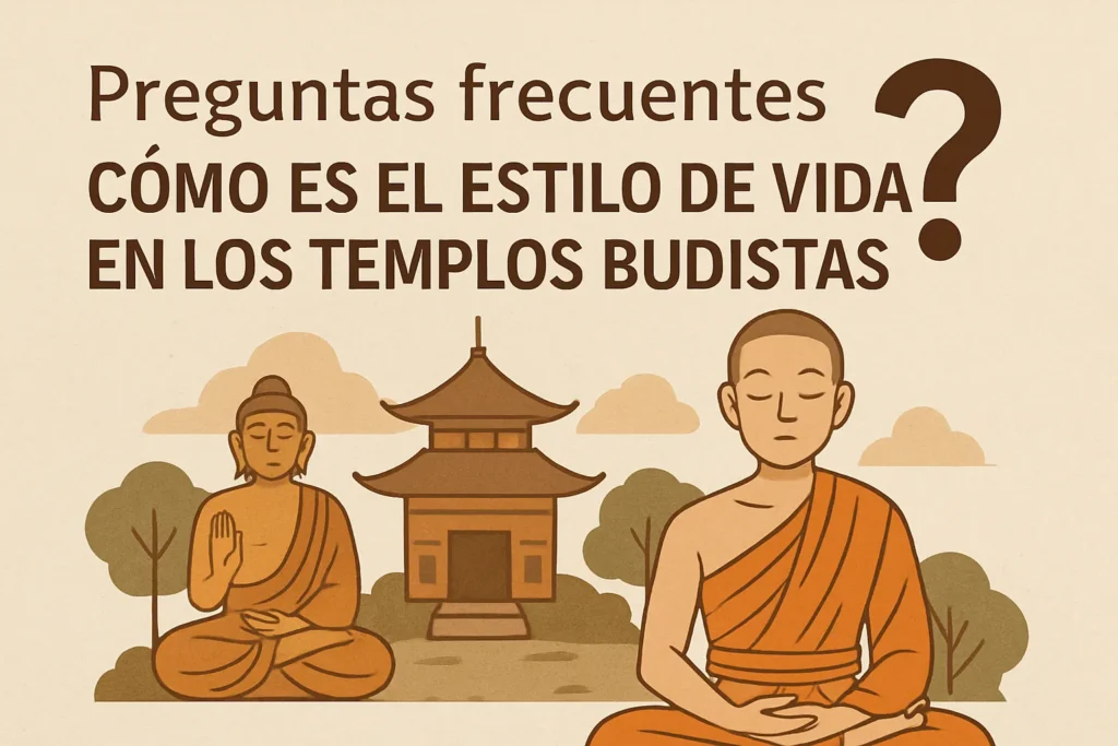 preguntas frecuentes sobre Cómo es el estilo de vida en los templos budistas