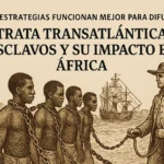 qué estrategias funcionan mejor para difundir La trata transatlántica de esclavos y su impacto en África