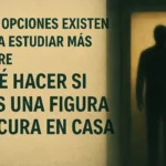 qué opciones existen para estudiar más sobre Qué hacer si ves una figura oscura en casa