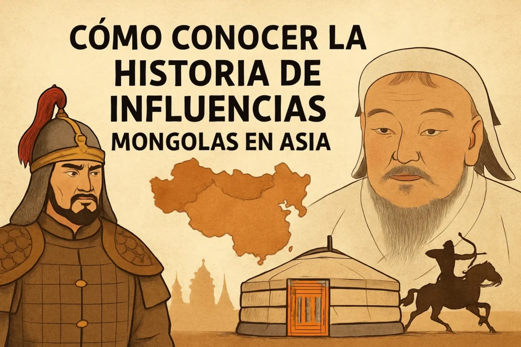 cómo conocer la historia de Influencias mongolas en Asia