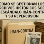cómo se gestionan los archivos históricos sobre El escándalo Iran-Contra y su repercusión